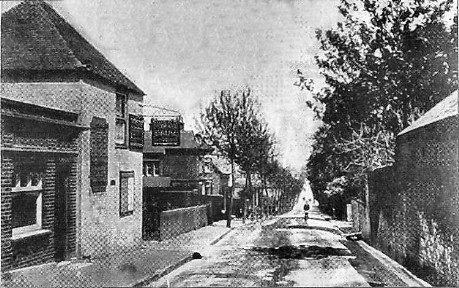 No longer a landmark: The Drum Inn was demolished in 1970.